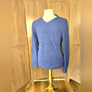 Mens blue pullover sweater